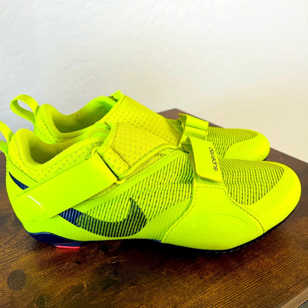 Neon Green Nike Superrep Cycling shoes